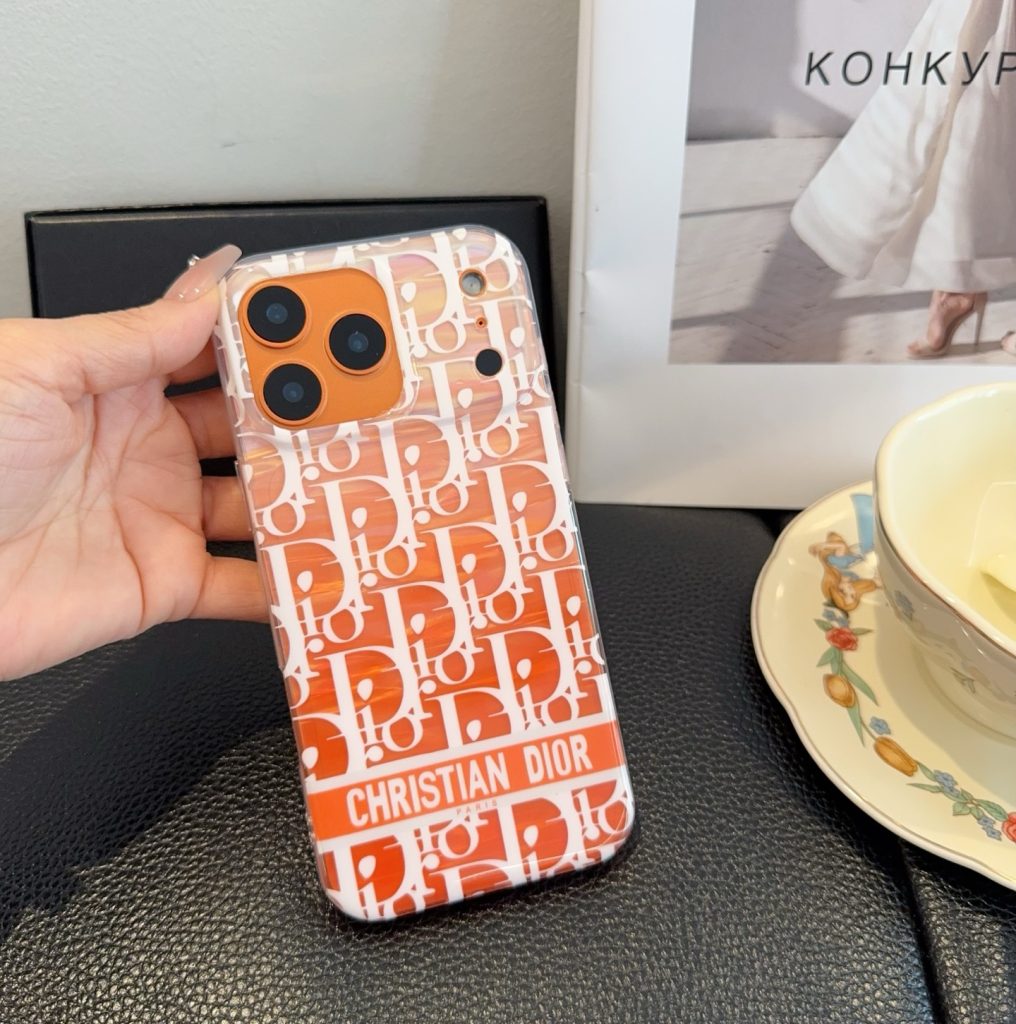 iPhoneケースクリスチャンディオール スマホケース オレンジ 4色入 🍊 - 画像 6
