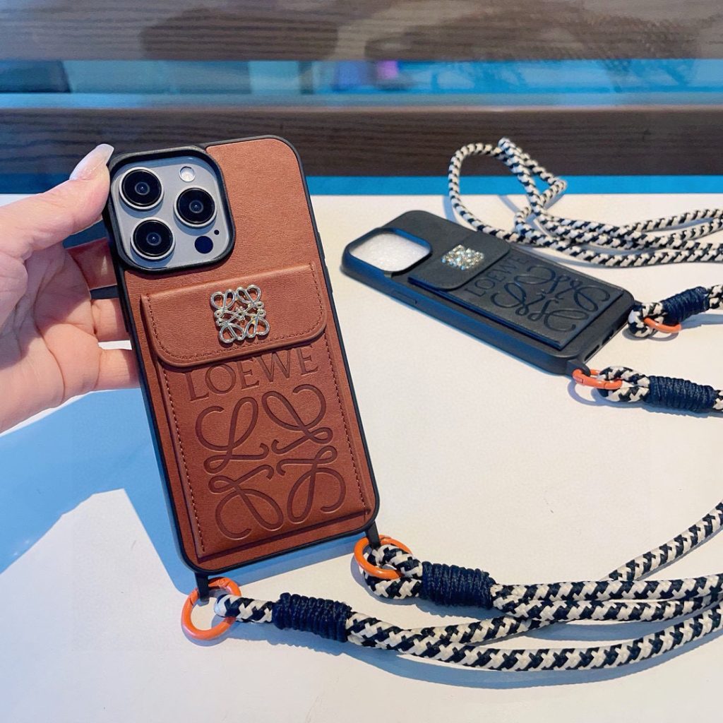 iPhoneケースロエベ iPhoneケース ブラウン 財布・小物|毎日に失敗しにくい選び方