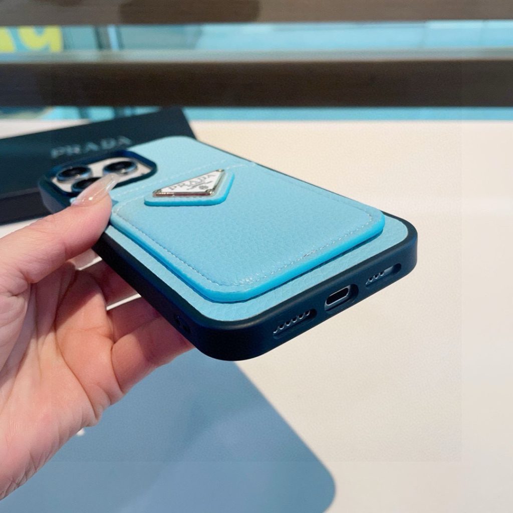 iPhoneケースプラダ iPhoneケース カードポケット付き 2色入 💙 - 画像 4