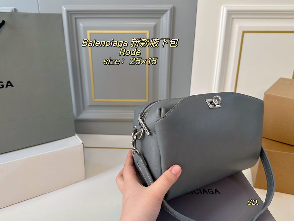 Balenciaga Rode 肩背包 25×15 グレー 🖤 - 画像 3