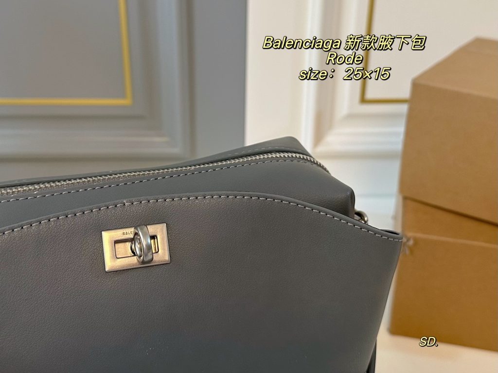 Balenciaga Rode 肩背包 25×15 グレー 🖤 - 画像 4