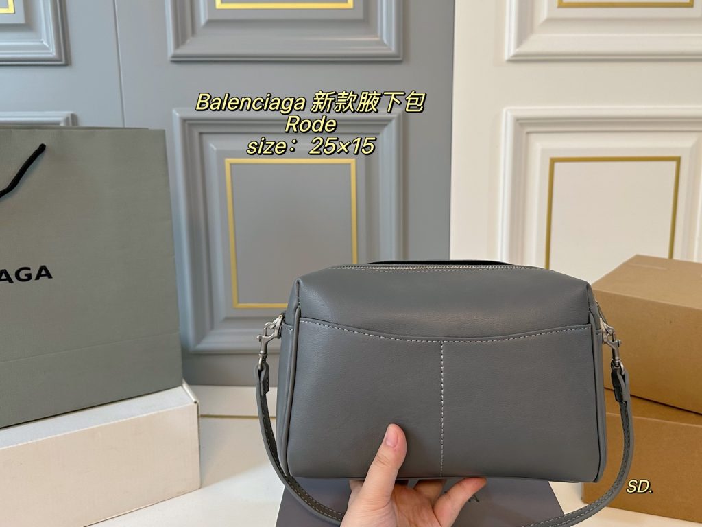 Balenciaga Rode 肩背包 25×15 グレー 🖤 - 画像 6