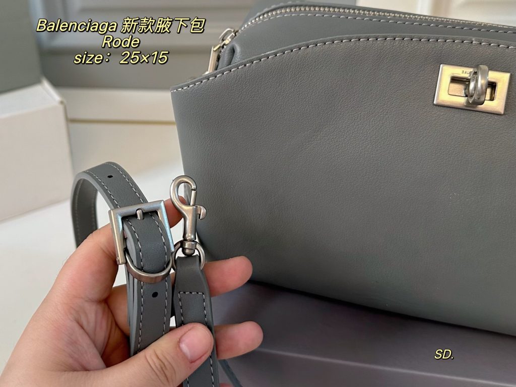 Balenciaga Rode 肩背包 25×15 グレー 🖤 - 画像 8