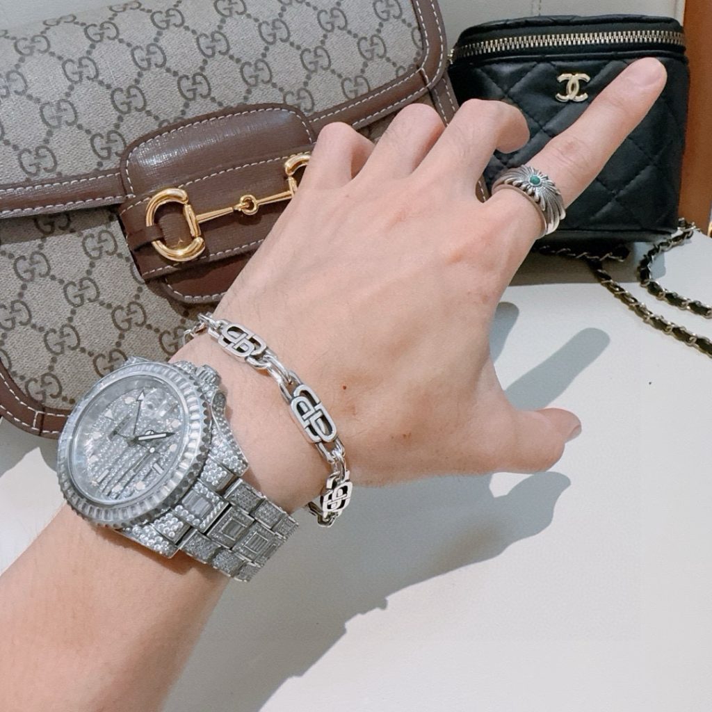 BALenciaga ブレスレット シルバー 1色入 💎 - 画像 3