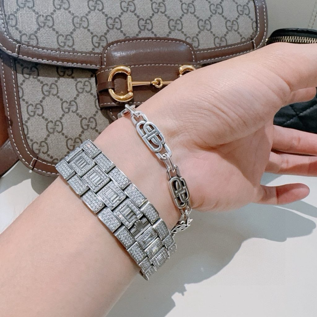 BALenciaga ブレスレット シルバー 1色入 💎 - 画像 4