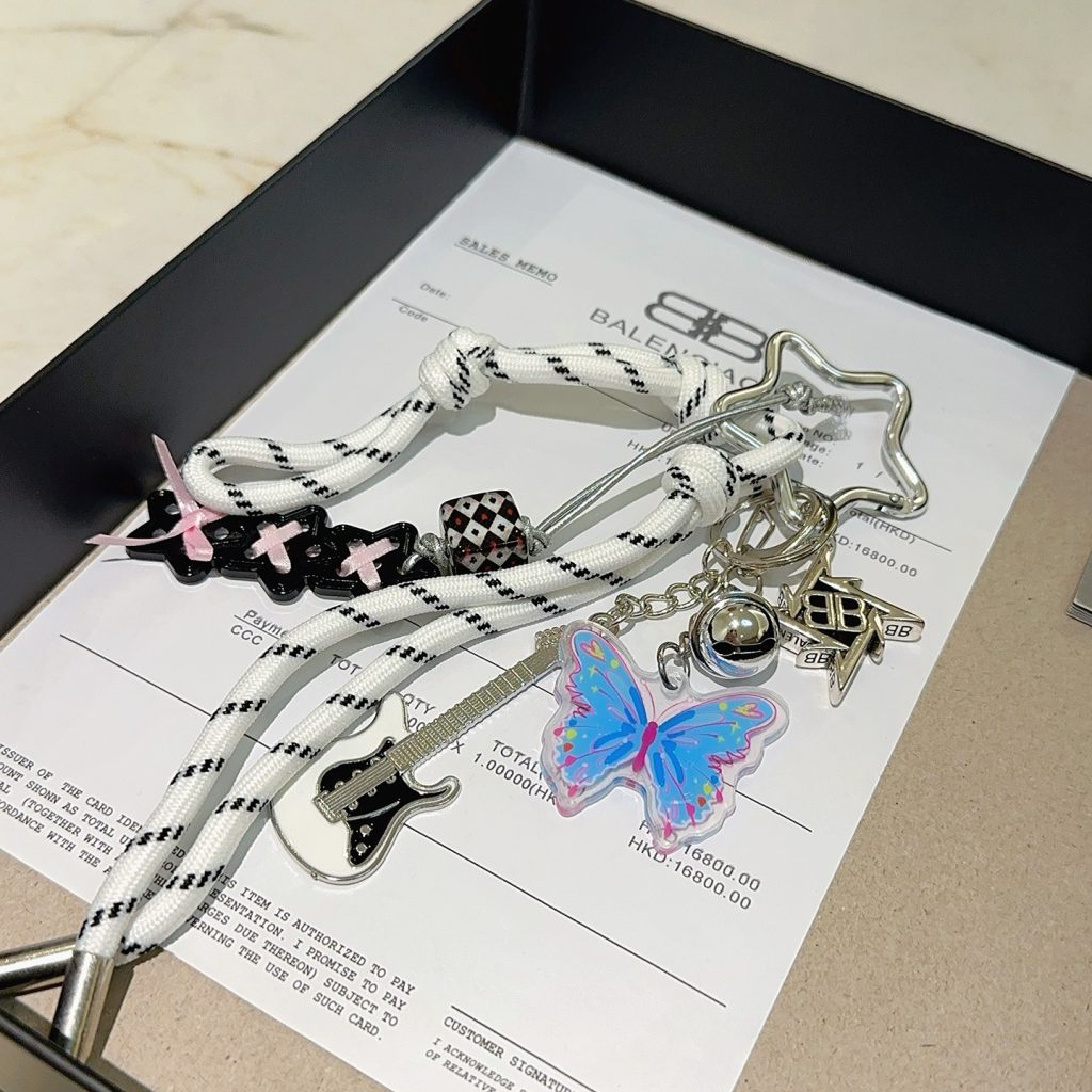 BALENCIAGA パーツ付き キーホルダー 5色入 🎁 - 画像 6