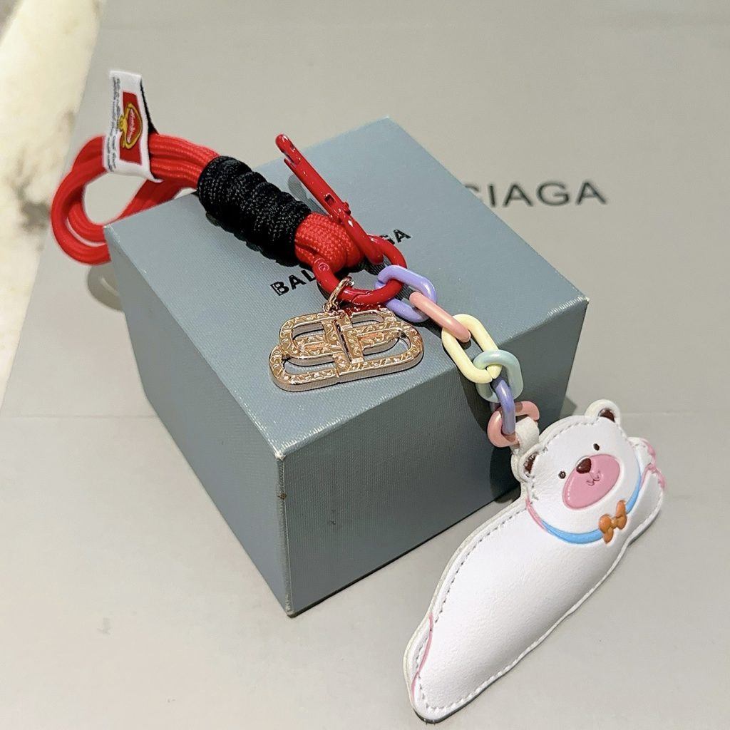 バレンシアガ かわいい 熊 リング キーホルダー 1色 🐻 - 画像 5