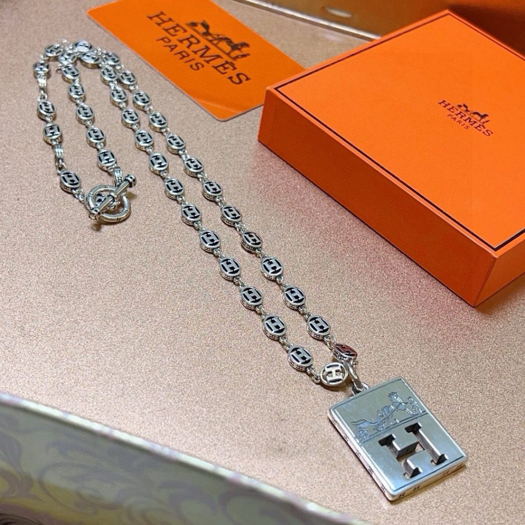 HERMES ネックレス 9色入 💎 高級感プルオーバー プレゼント レディース オシャレ 人気 おすすめ - 画像 2
