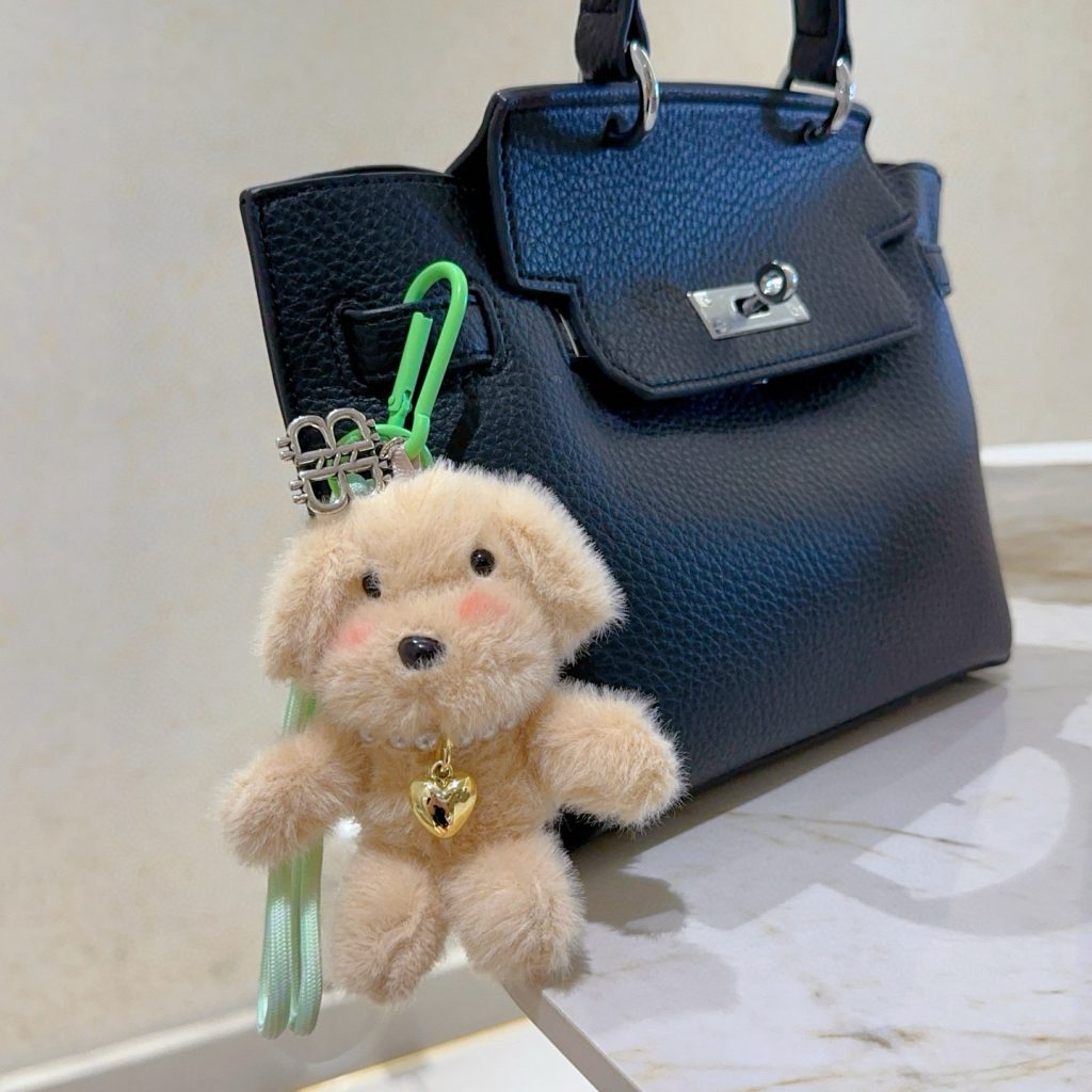 BALenciaga ペット ドッグ チャーム 2色入 🐶 キーホルダー 1個入 - 画像 6