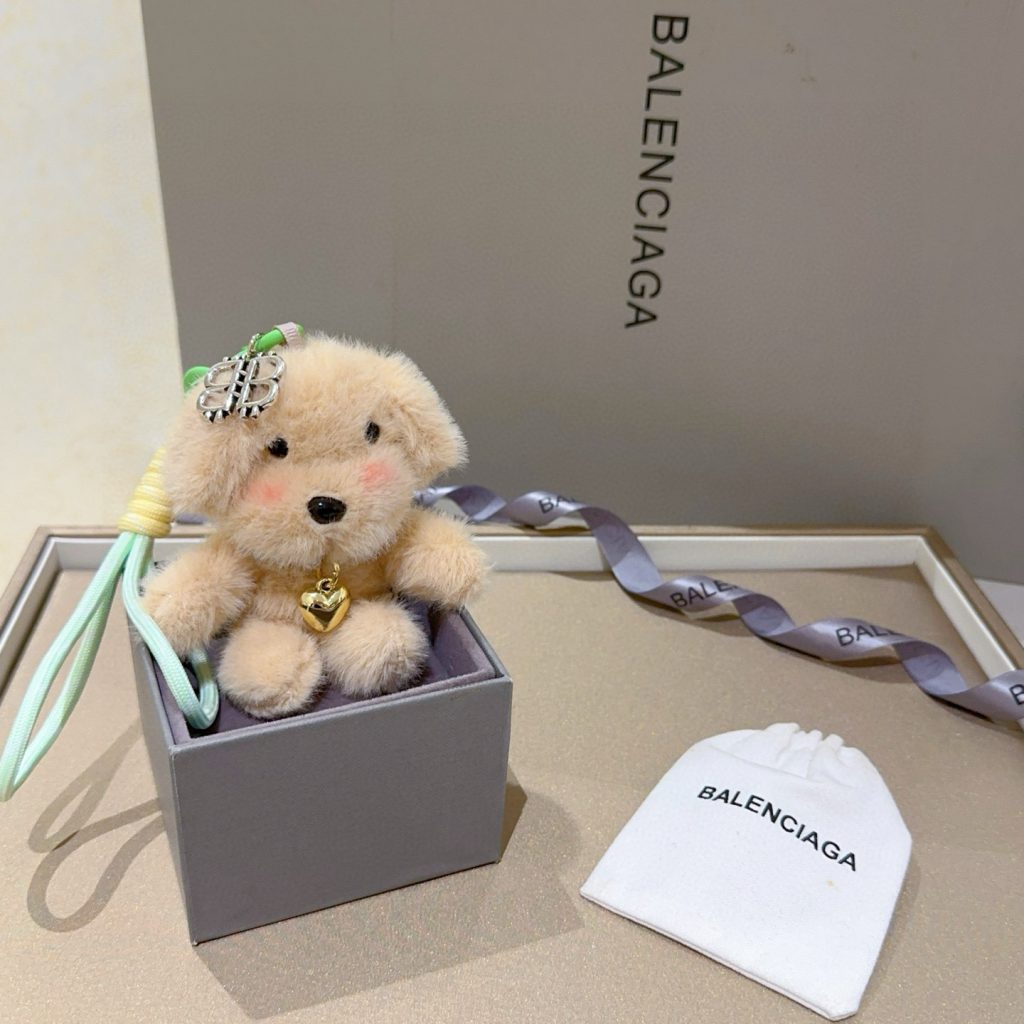BALenciaga ペット ドッグ チャーム 2色入 🐶 キーホルダー 1個入 - 画像 7