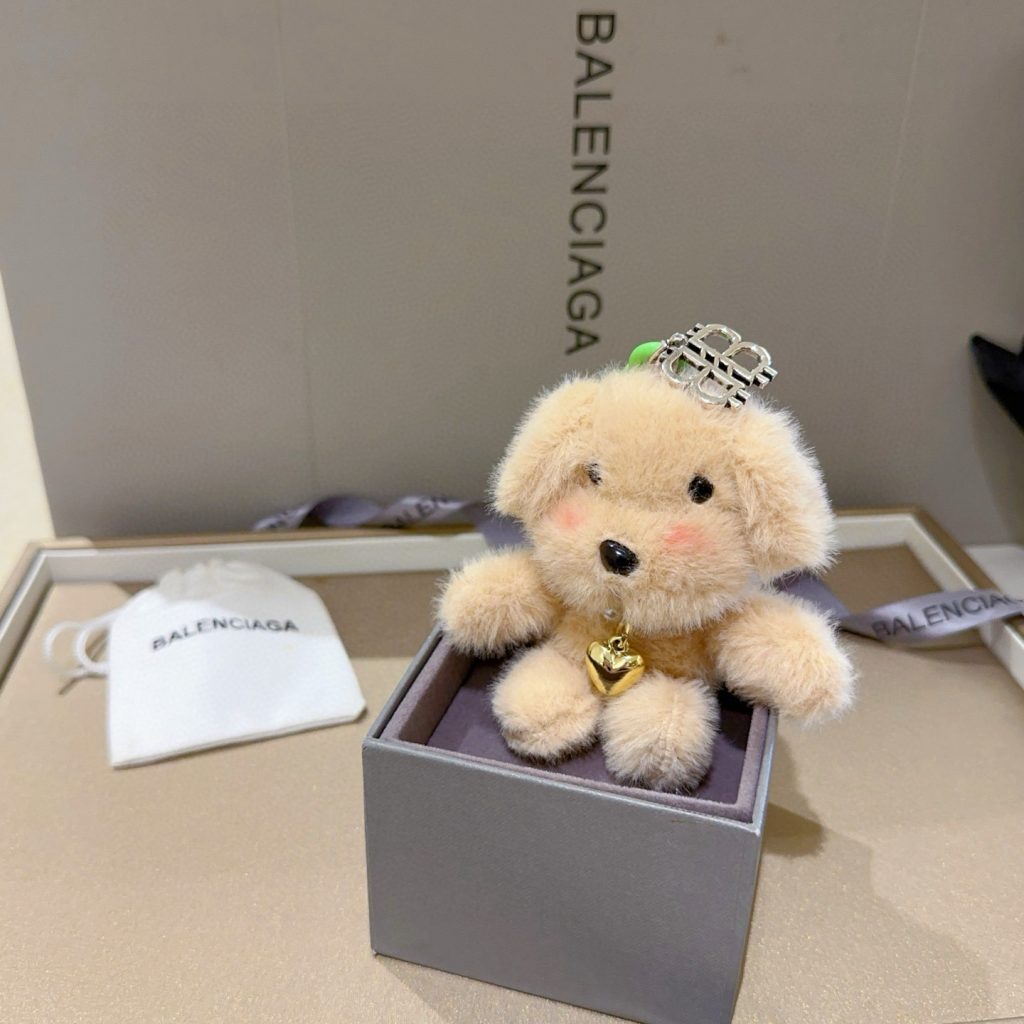 BALenciaga ペット ドッグ チャーム 2色入 🐶 キーホルダー 1個入 - 画像 8
