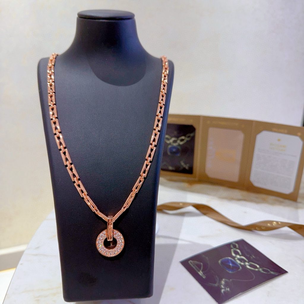 BVLGARI ネックレス ローズゴールド 1色入 💎 - 画像 2