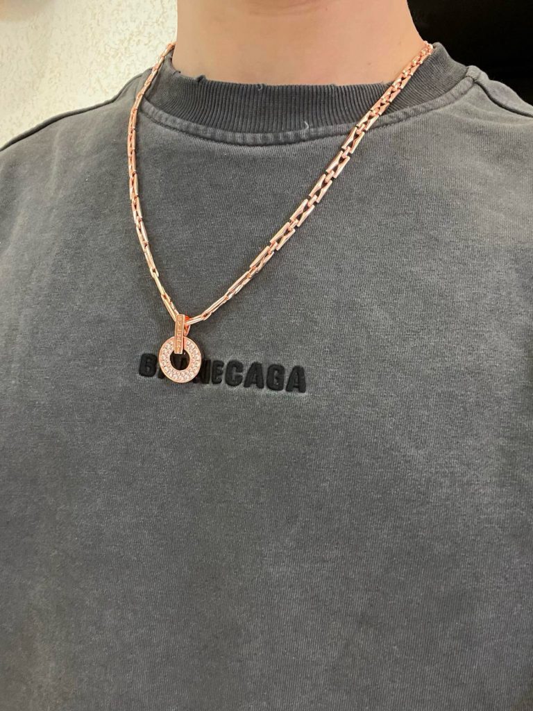 BVLGARI ネックレス ローズゴールド 1色入 💎 - 画像 3