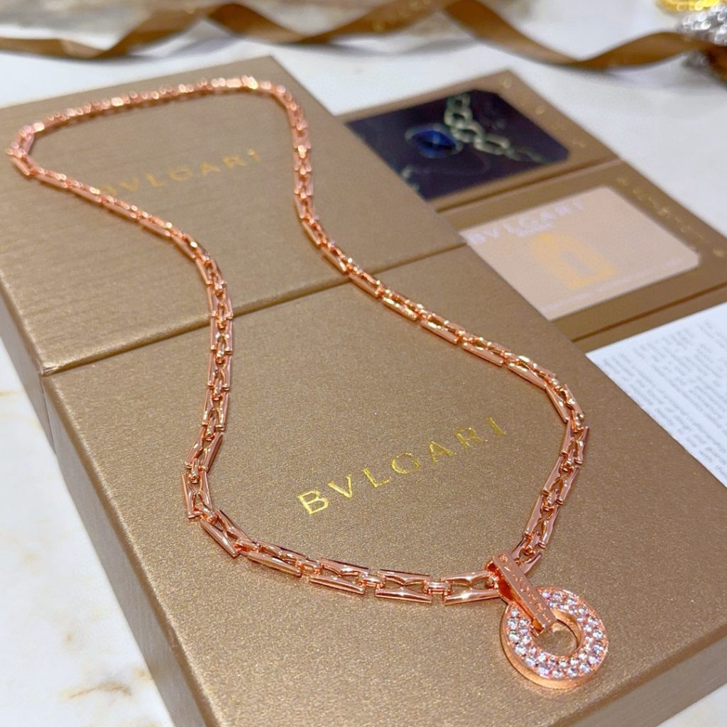 BVLGARI ネックレス ローズゴールド 1色入 💎 - 画像 4