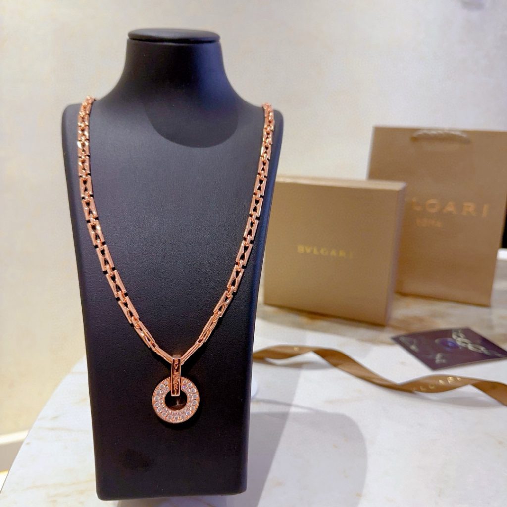 BVLGARI ネックレス ローズゴールド 1色入 💎 - 画像 5