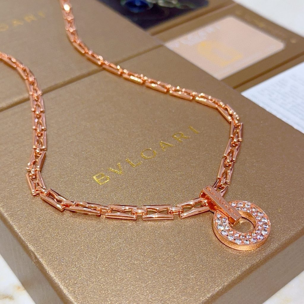 BVLGARI ネックレス ローズゴールド 1色入 💎 - 画像 7