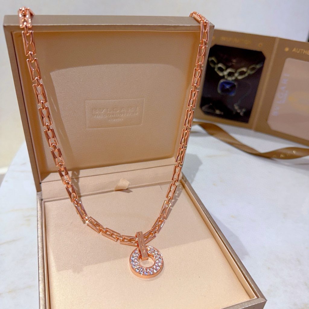 BVLGARI ネックレス ローズゴールド 1色入 💎 - 画像 8