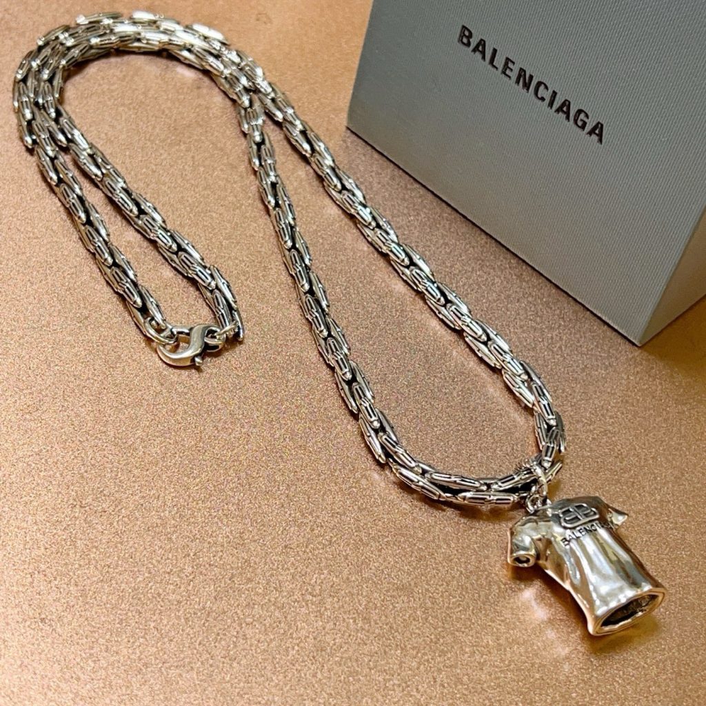 BALENCIAGA ネックレス メンズ 1色入 💎 35字符 - 画像 2