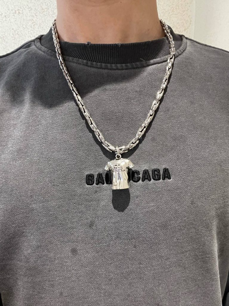 BALENCIAGA ネックレス メンズ 1色入 💎 35字符 - 画像 3