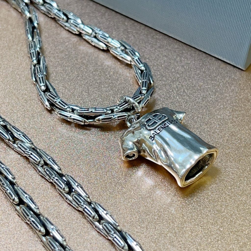 BALENCIAGA ネックレス メンズ 1色入 💎 35字符 - 画像 8