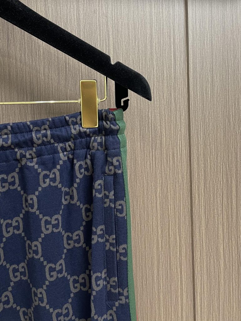 GUCCI メンズ トラックパンツ ブルー 2点セット - 画像 4