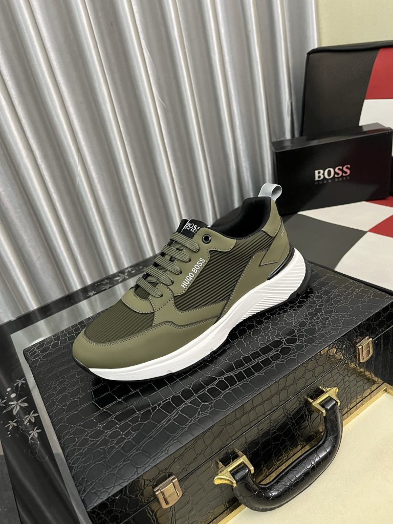 HUGO BOSS メンズ スニーカー オリー ブラック 1色入 🥾