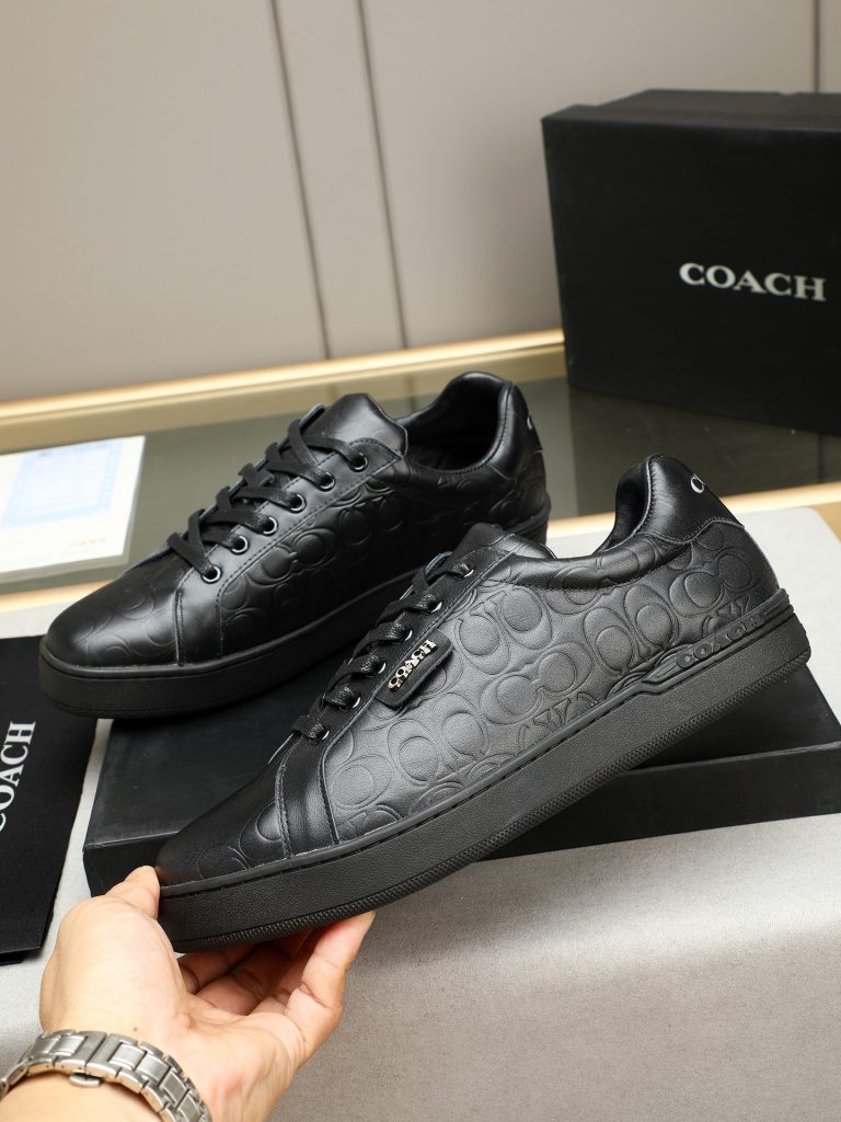 COACH メンズスニーカー 黒 クラシックデザイン 4色入 🇯🇵 - 画像 2