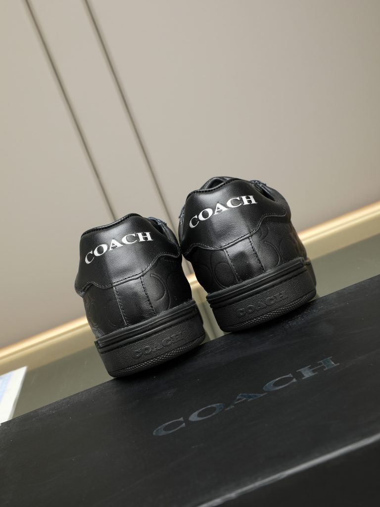 COACH メンズスニーカー 黒 クラシックデザイン 4色入 🇯🇵 - 画像 5