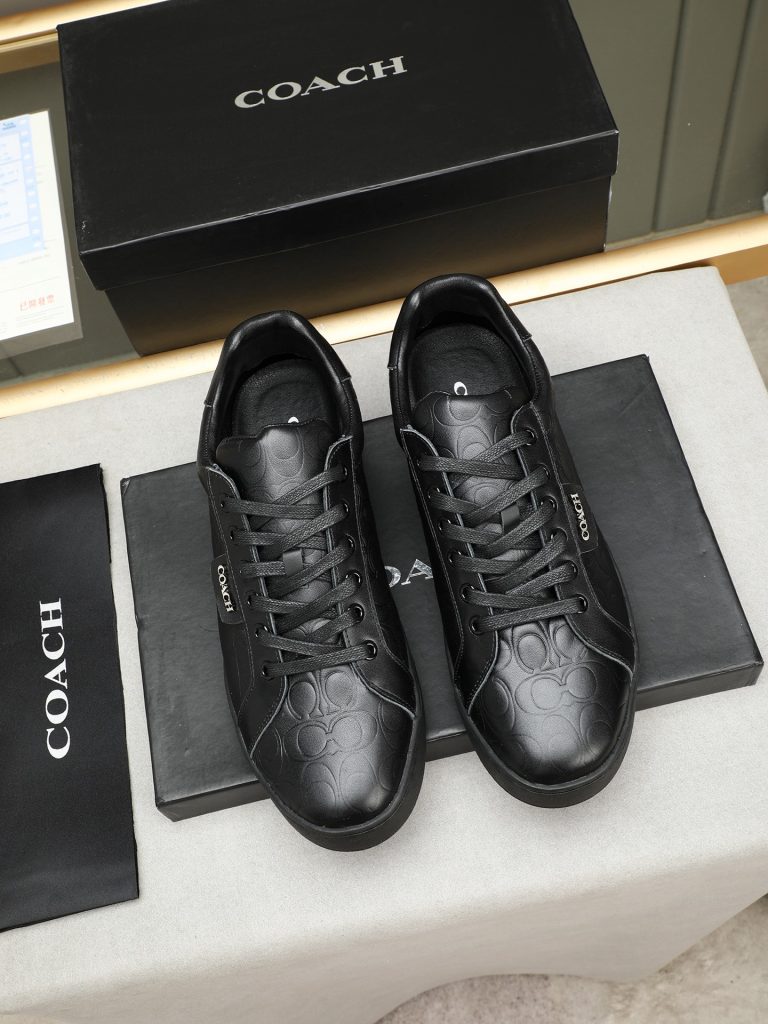 COACH メンズスニーカー 黒 クラシックデザイン 4色入 🇯🇵 - 画像 6