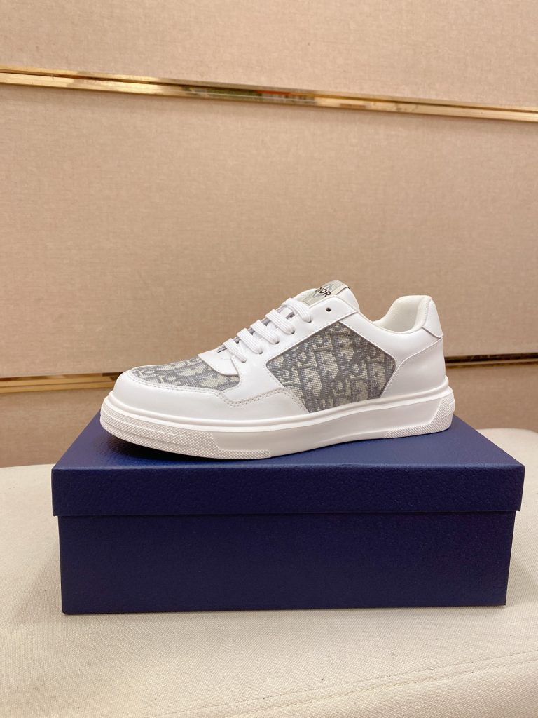 DIOR メンズ スニーカー ホワイト グレー ディオール ロゴ シューズ|通勤の日に選ぶ前の確認ポイント