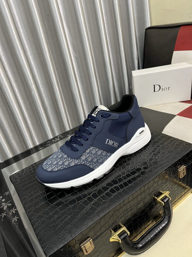 DIOR メンズ スニーカー 00181 ブルー シューズ 1足｜週末に失敗しにくい選び方