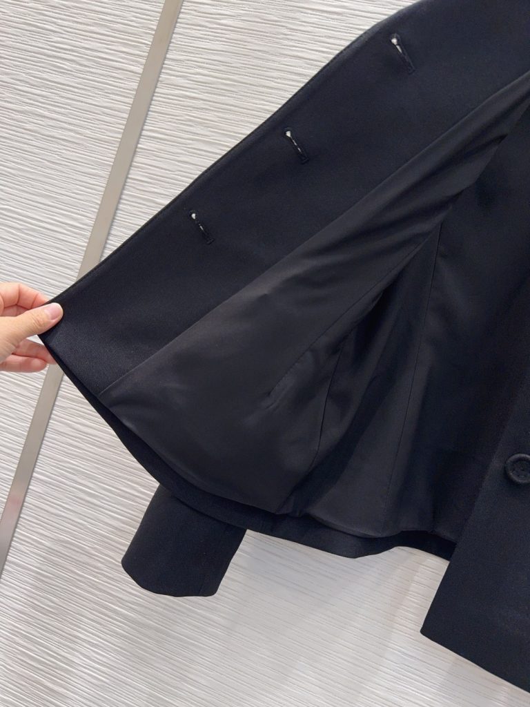 DIOR 380 ブレザー | スーツ ブラック ウール混 2025FW 2点セット - 画像 5