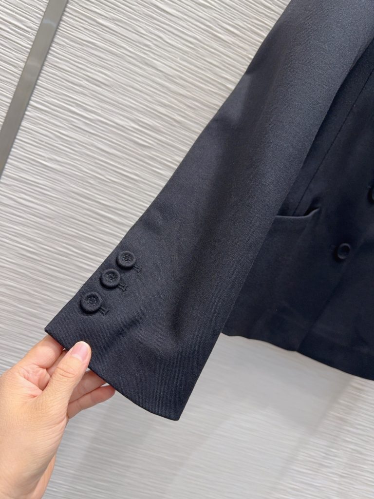 DIOR 380 ブレザー | スーツ ブラック ウール混 2025FW 2点セット - 画像 6