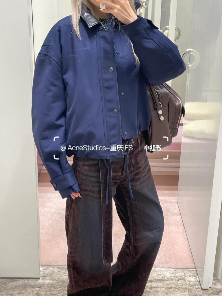 ACNESTUDIOS WAY AcneStudios バーン ジャケット | 2WAY | ブルー / ベージュ | ポリ…｜季節の変わ…