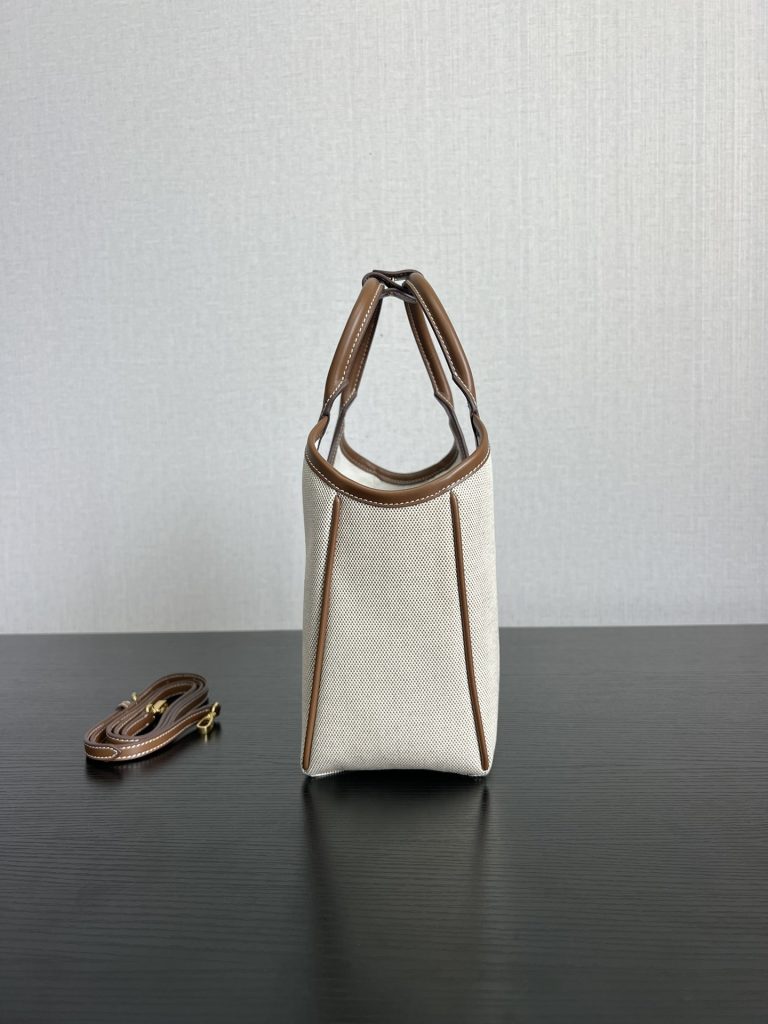 Miu Miu ハンドバッグ | ロゴ ハンドル レザー ベージュ - 画像 3