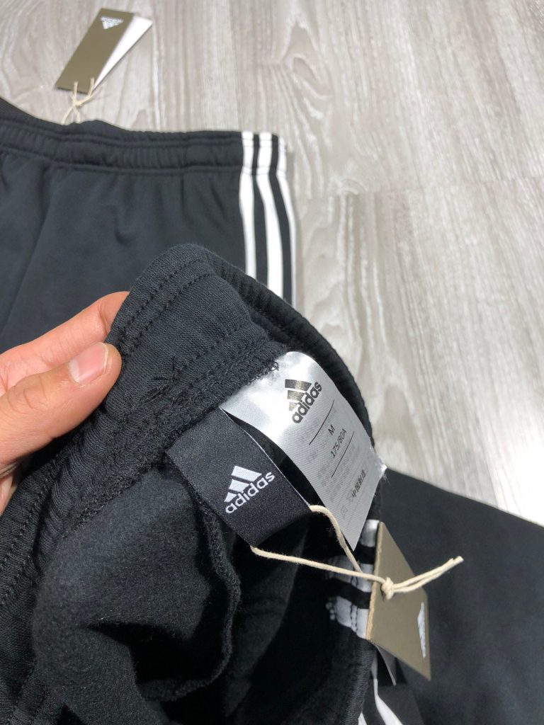 adidas スウェットパンツ 3本線 ロゴ入り カジュアル 通勤 トレーニング ブラック フリーサイズ - 画像 2