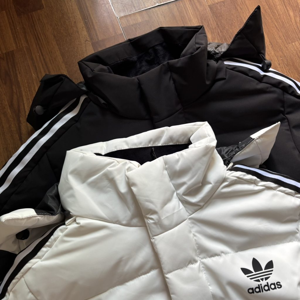 ADIDAS WAY adidas ダウンベスト 2WAY ファスナー付き ロゴ入り ブラック ホワイト 全2色|通勤に使いやすいシューズ…