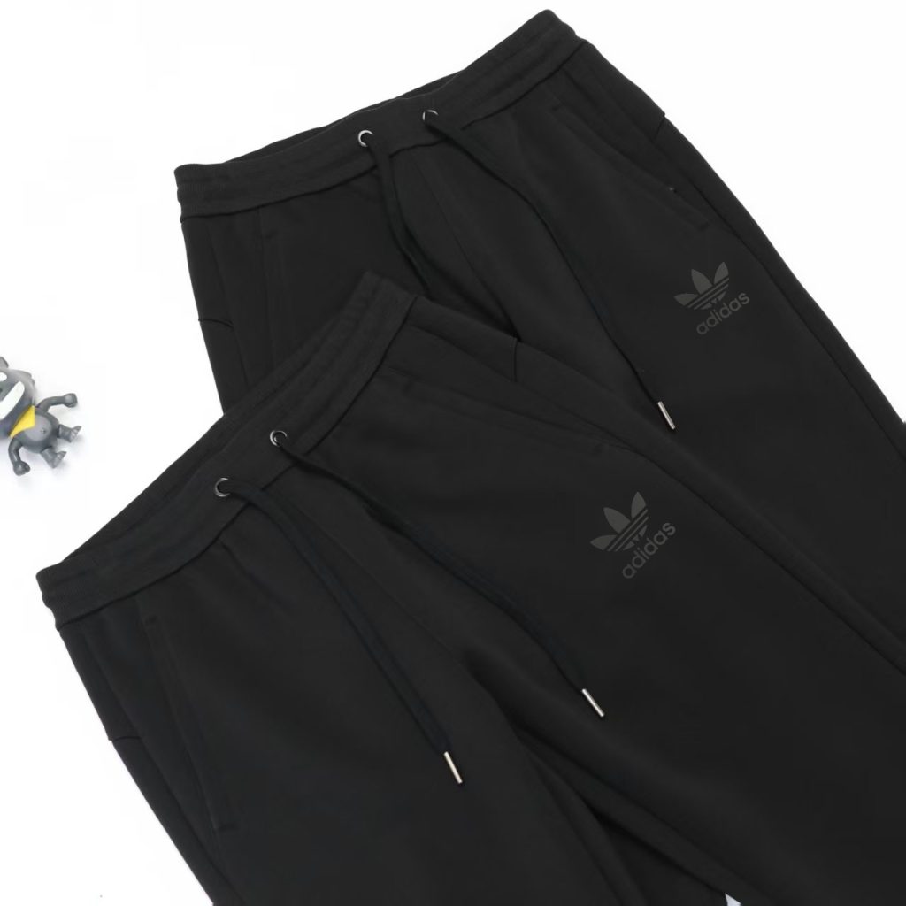 adidas スウェットパンツ クラシックライン フロントジップポケット 通勤カジュアル ブラック フリーサイズ - 画像 8