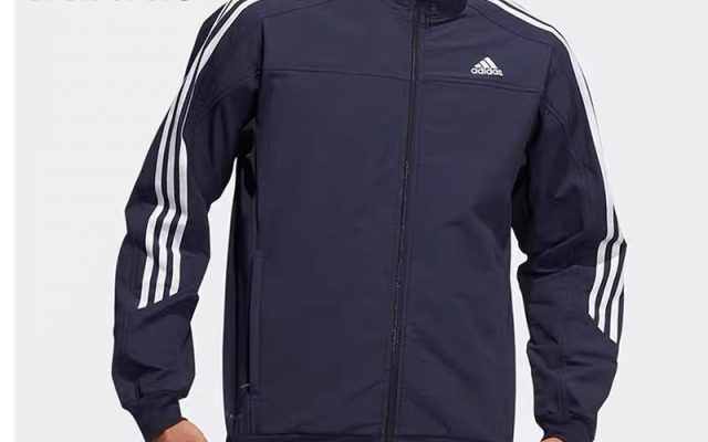 adidas ジャケット トラックジャケット 3ストライプス 通勤カジュアル ブラック ネイビー ポリエステル
