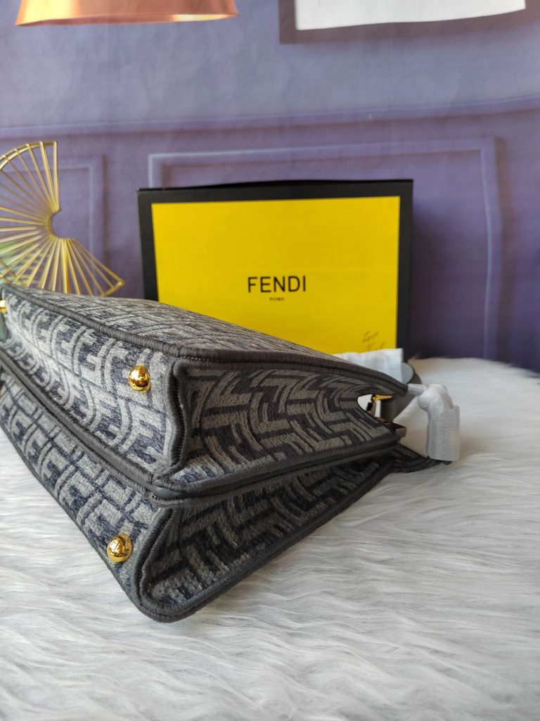 FENDI フェンディ アイシーユー FFタペストリ ハンドバッグ ショルダーバッグ 3色 - 画像 4