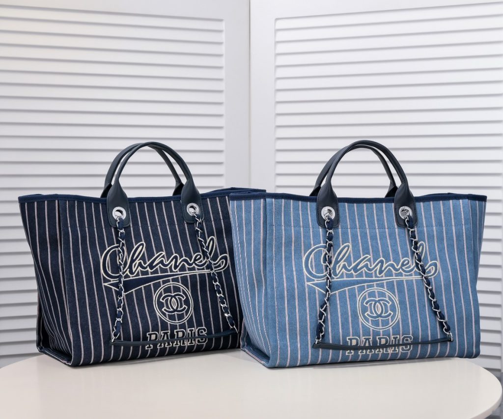 シャネル CHANEL ラージ ショッピング バッグ ドーヴィル チェンートートバッグ レデ…|通勤に使いやすいバッグを写真で確認