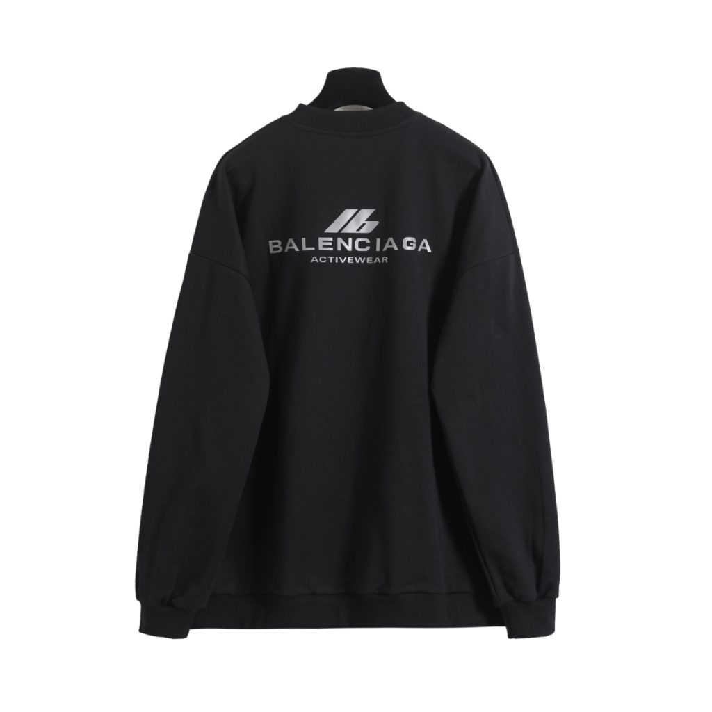 BALENCIAGA バレンシアガ ロゴパーカー ブラック/ホワイト - 画像 2