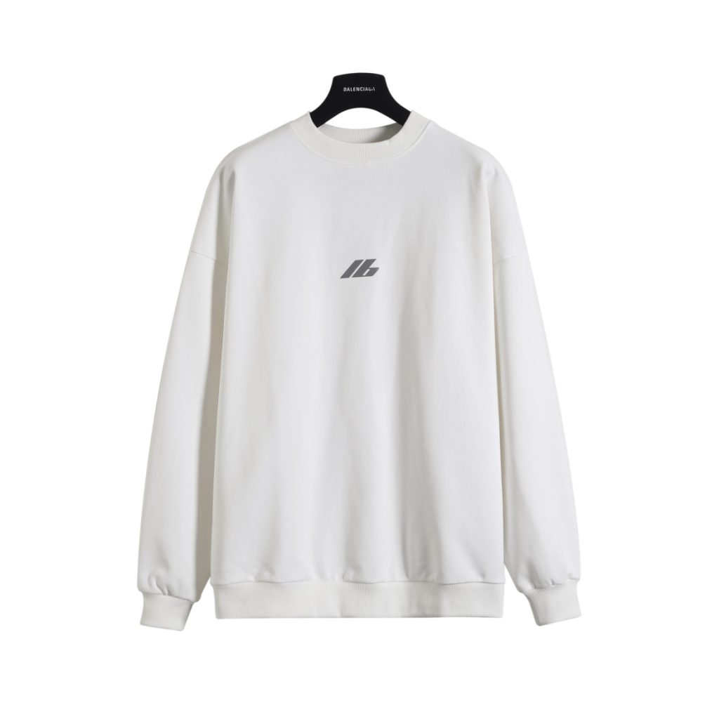 BALENCIAGA バレンシアガ ロゴパーカー ブラック/ホワイト - 画像 3