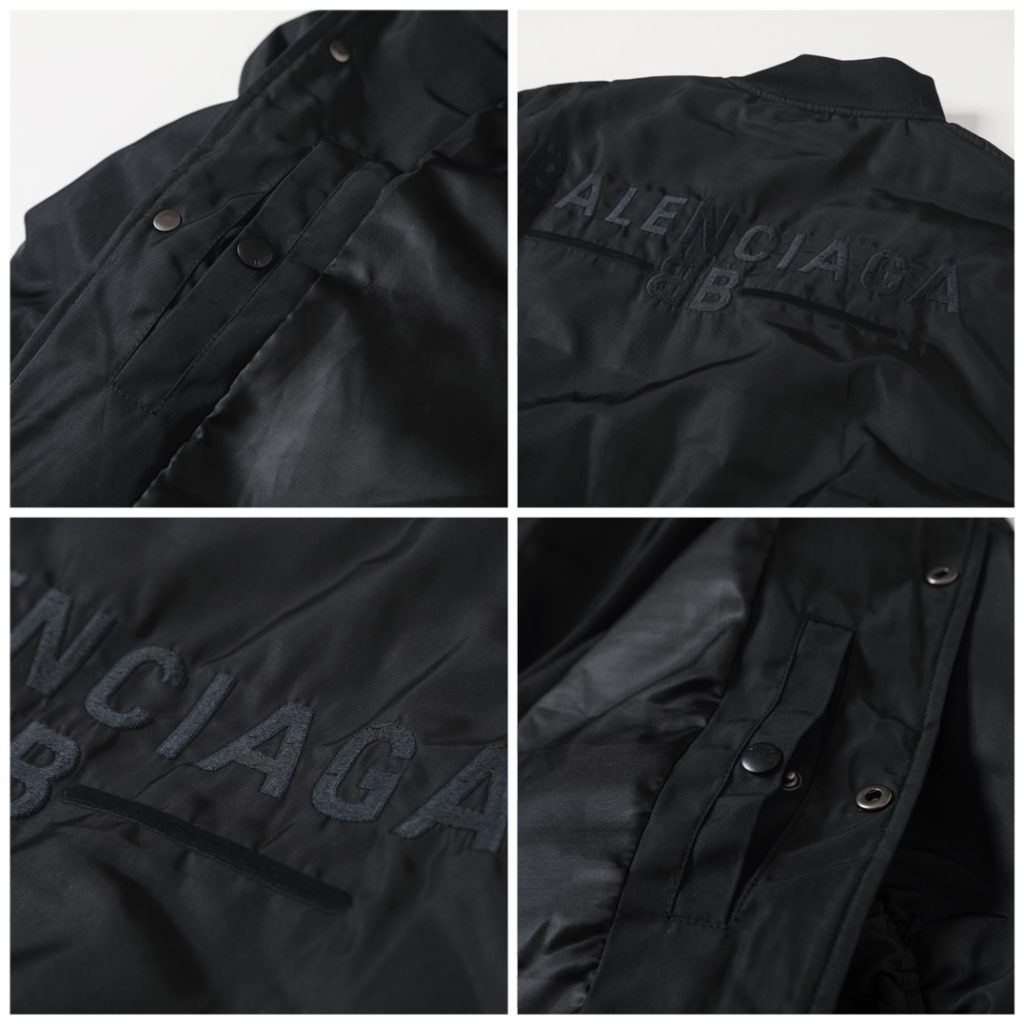 BALENCIAGA バレンシアガ バルエンシアガ フライトジャケット 黒/白 全2色 - 画像 7
