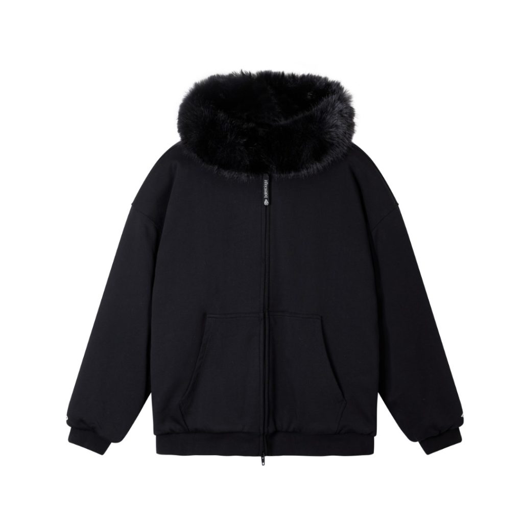 BALENCIAGA バレンシアガ フード付きスウェット オーバーサイズ 本革 ブラック