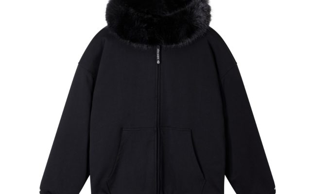 BALENCIAGA バレンシアガ フード付きスウェット オーバーサイズ 本革 ブラック