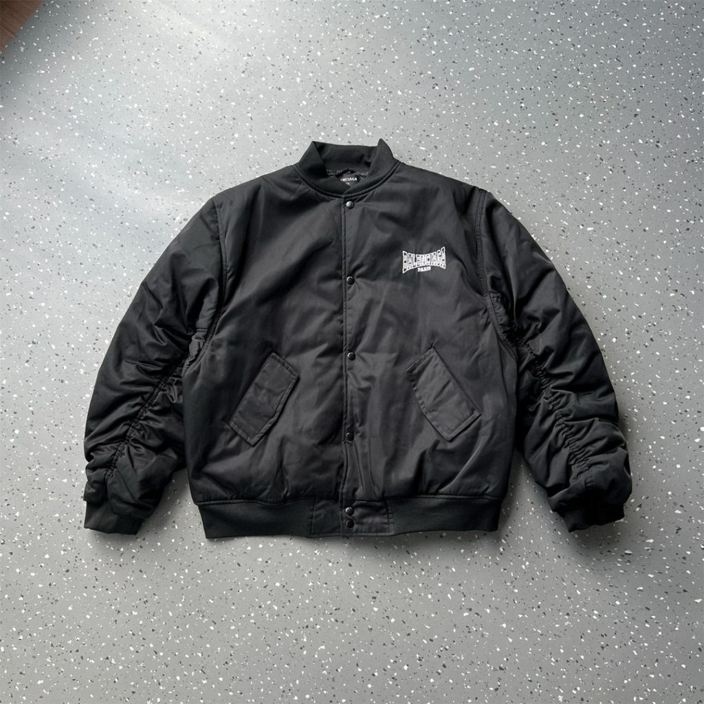BALENCIAGA バレンシアガ バルエンシアガ バンダナ ジャケット ブラック