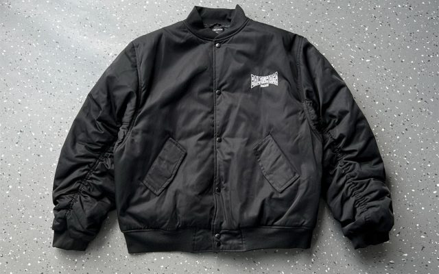 BALENCIAGA バレンシアガ バルエンシアガ バンダナ ジャケット ブラック