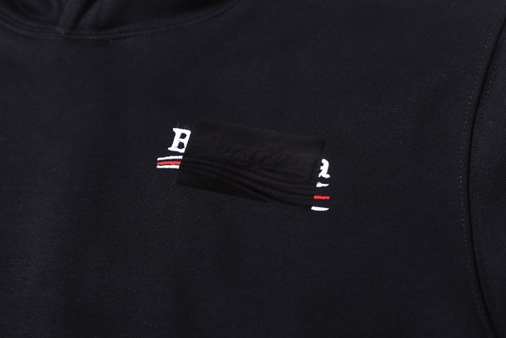 BALENCIAGA バレンシアガ ロゴパーカー ブラック - 画像 6