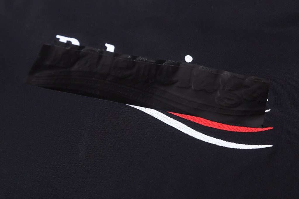 BALENCIAGA バレンシアガ ロゴパーカー ブラック - 画像 7
